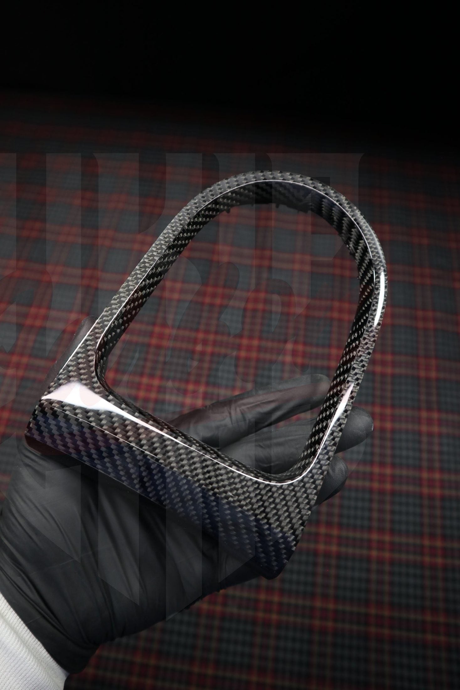 2015-2023 Mustang S550 Carbon Fiber Shifter Bezel - by ukiecarbon.com