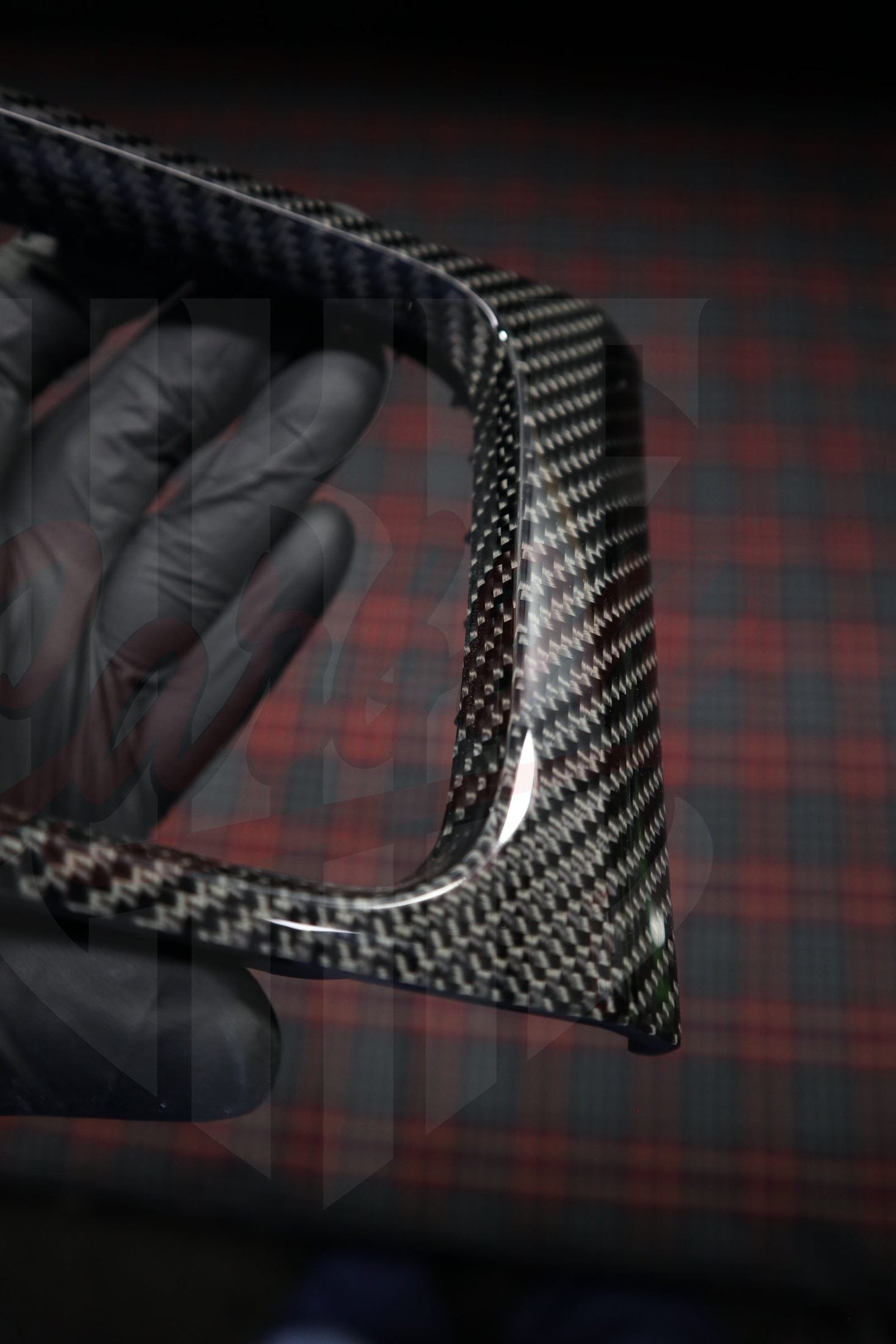 2015-2023 Mustang S550 Carbon Fiber Shifter Bezel - by ukiecarbon.com