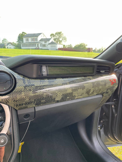2015-2023 Mustang S550 Green Camo Carbon Fiber Interior Kit