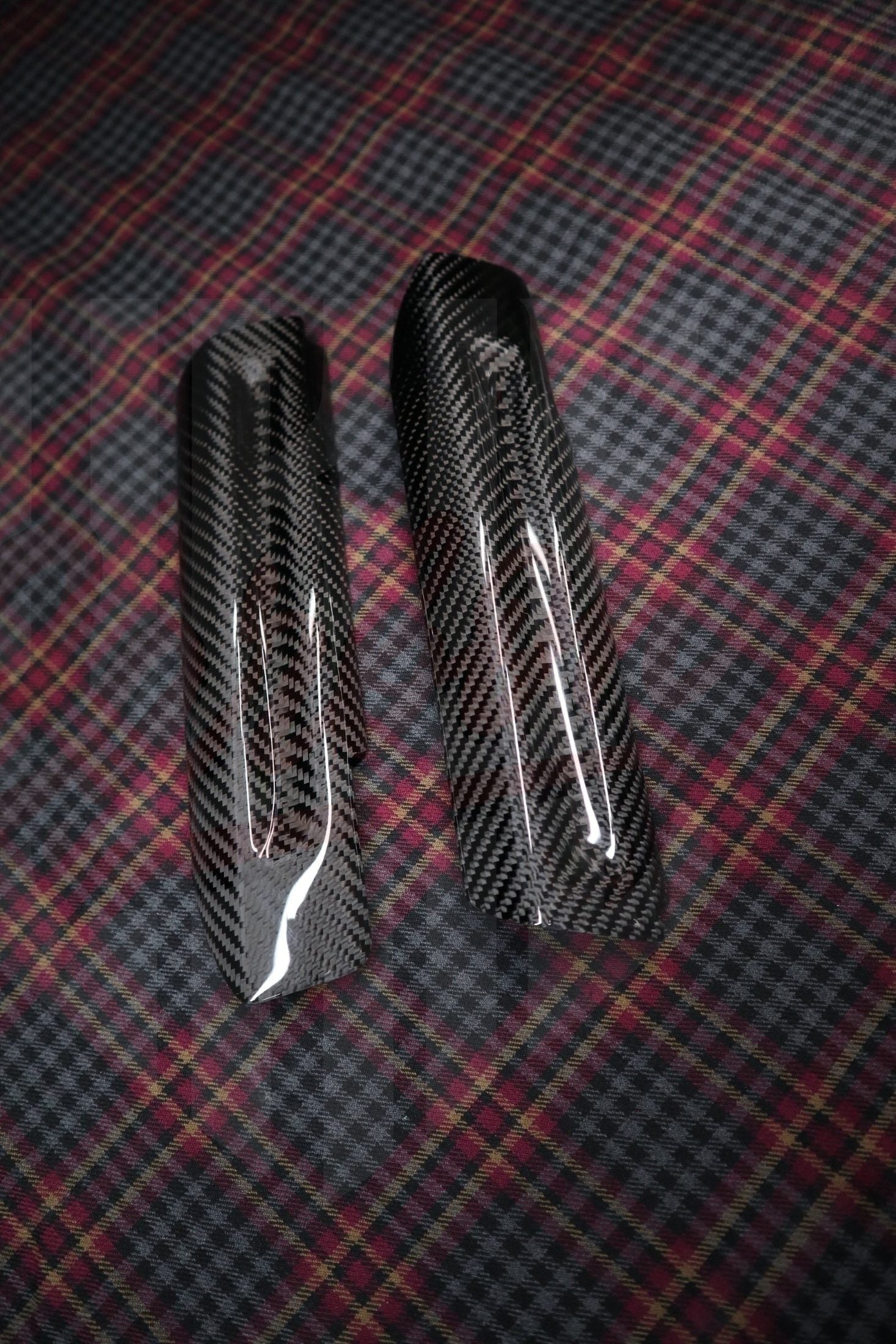 2015-2023 S550 Mustang Carbon fiber Door Handle - by ukiecarbon.com