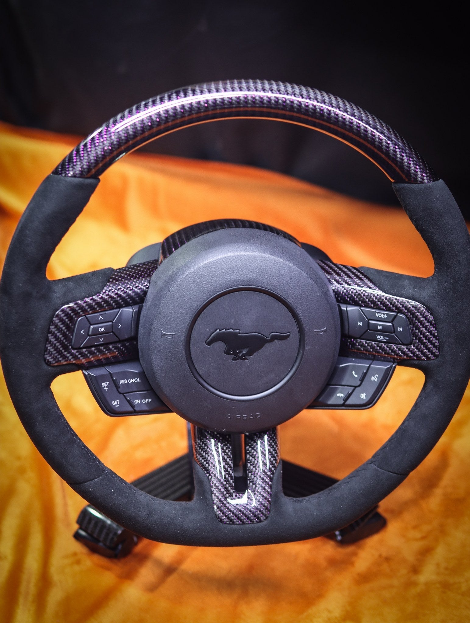 2015-2023 Mustang S550 PURPLE REFLECTED CARBON FIBER