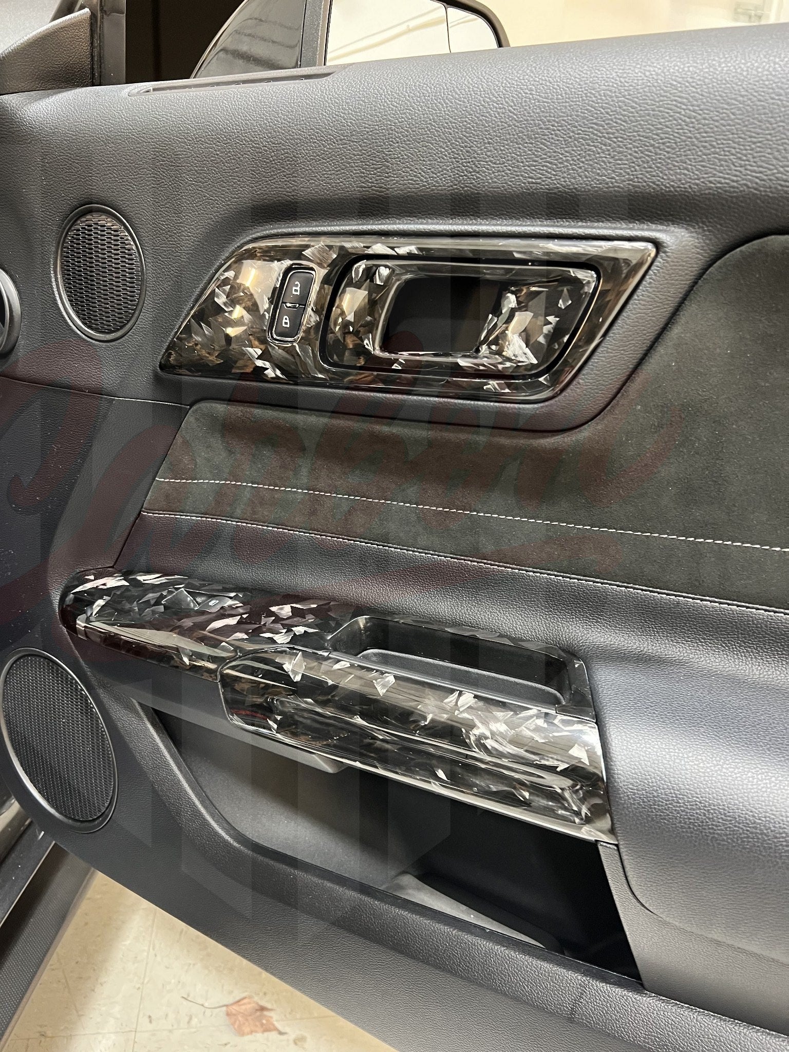 2015-2023 Mustang S550 Forged Carbon Fiber Door Panel Trim