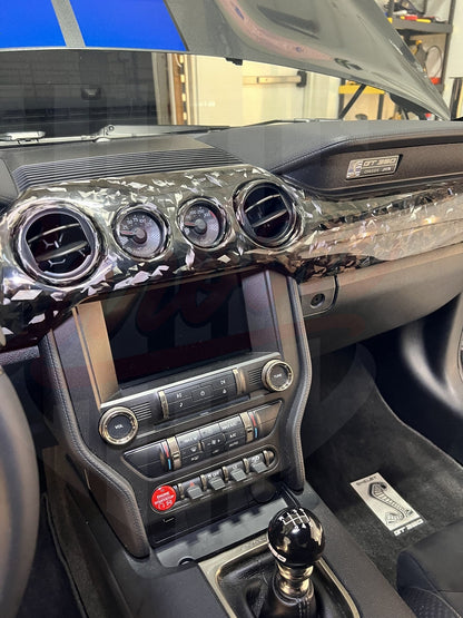 2015-2023 Mustang S550 Forged Carbon Fiber Performance Dashboard Trim