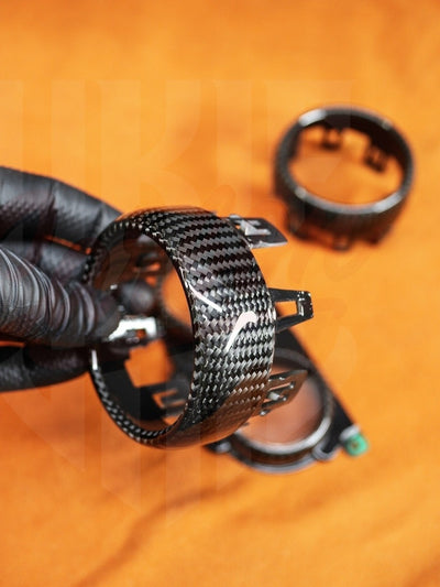 2015-2023 Mustang S550 Carbon Fiber Performance Air/Gauges Vents Bezels - by ukiecarbon.com