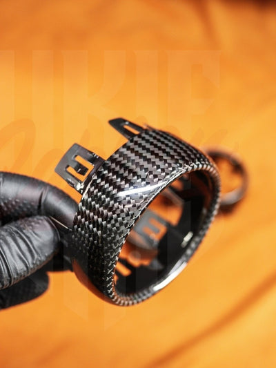 2015-2023 Mustang S550 Carbon Fiber Air Vents Bezels - by ukiecarbon.com