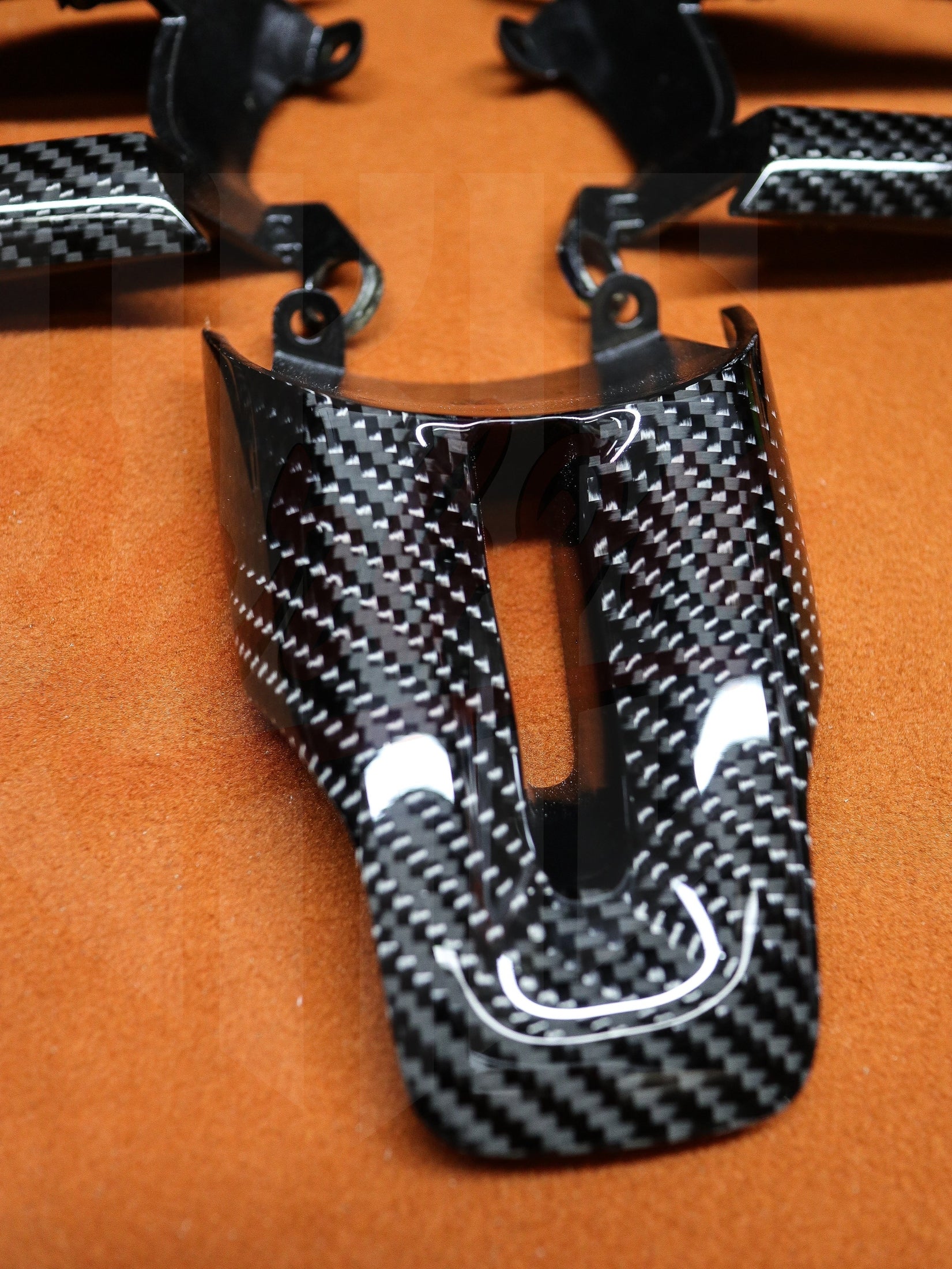 2015-2023 Mustang S550 Carbon Fiber Steering Wheel Bezel - by ukiecarbon.com
