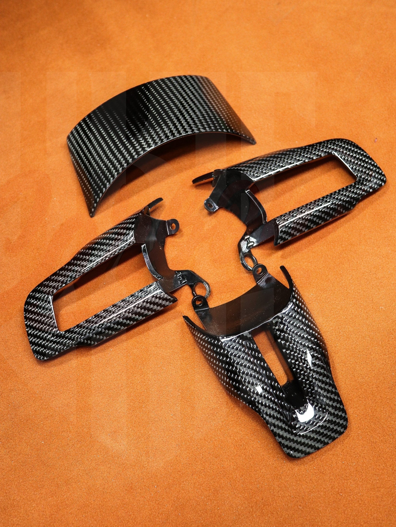 2015-2023 Mustang S550 Carbon Fiber Steering Wheel Bezel - by ukiecarbon.com