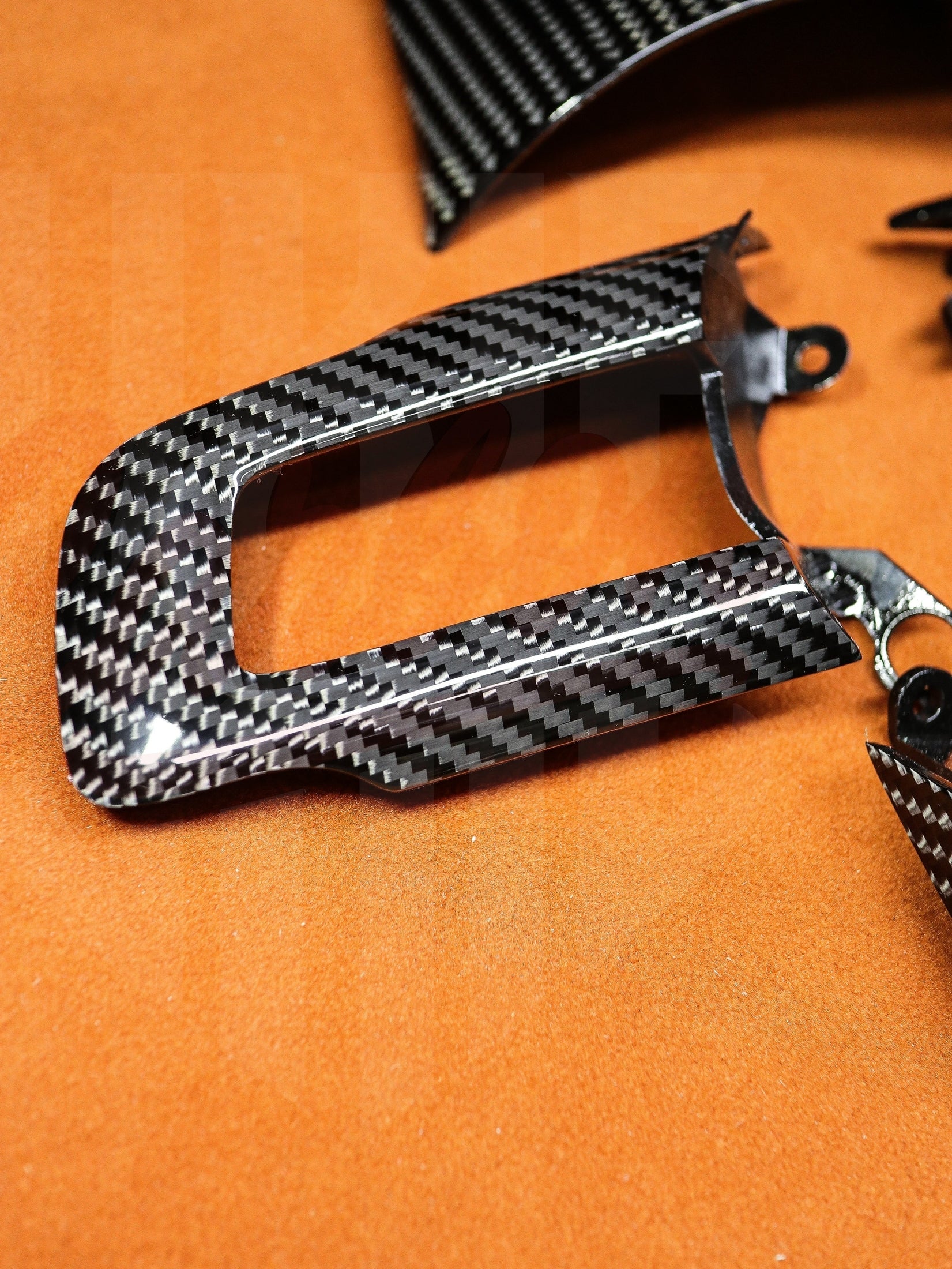 2015-2023 Mustang S550 Carbon Fiber Steering Wheel Bezel - by ukiecarbon.com